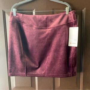 Lululemon Athletica Rich Burgundy Mini Skirt